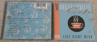 Margaritaville Cafe CD Late Night Menu Jimmy Buffett Rockerfellas Survivors