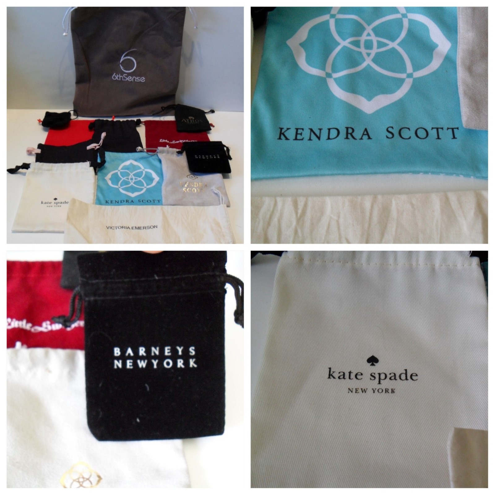 Stylish 13-Piece Jewelry Pouch Set - Kendra Scott Kate Spade Barneys Luxury