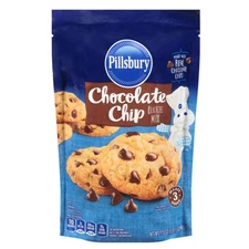 (2 Pack) Pillsbury Chocolate Chip Cookie Mix, 17.5 Oz Pouch...