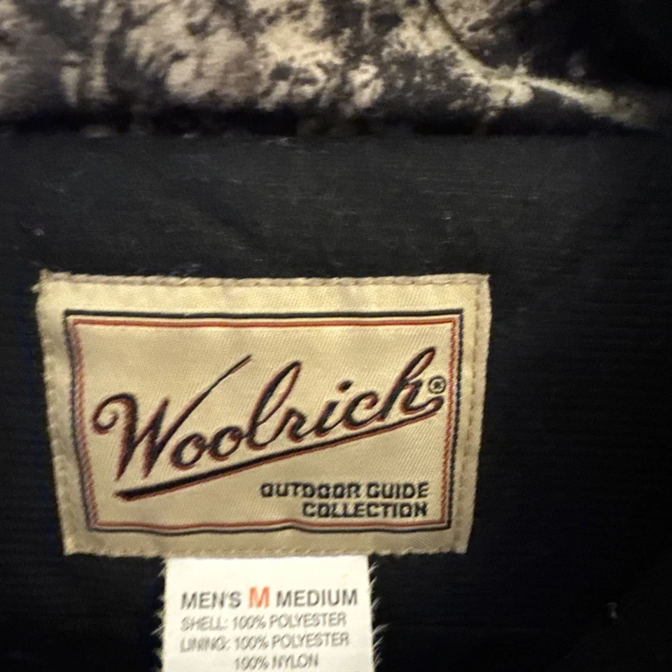 Chaqueta de Caza Woolrich Acolchada Forrada Camuflada Roble Musgo Nueva Para Hombre M Foto 4 de 4