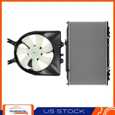 For 05-10 Honda Odyssey Electric Radiator & Condenser Cooling Fan Assembly