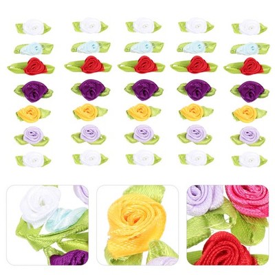 100 stücke band flowers manuelle blumen tuch DIY Kleidungsstück