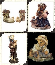 lot of 4 Boyds Bears figurines - Bearstone, Folkstone - original boxes -  1 