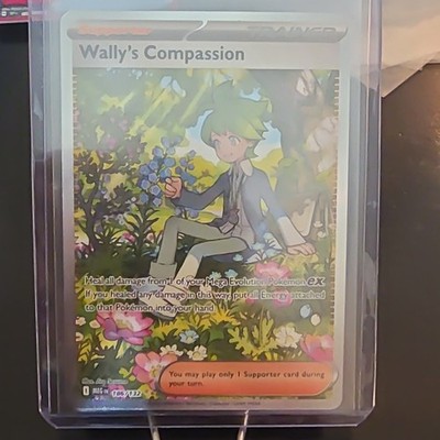Pokémon Wally's Compassion Full Art Trainer Holo 186/132 Me01: Mega Evolution