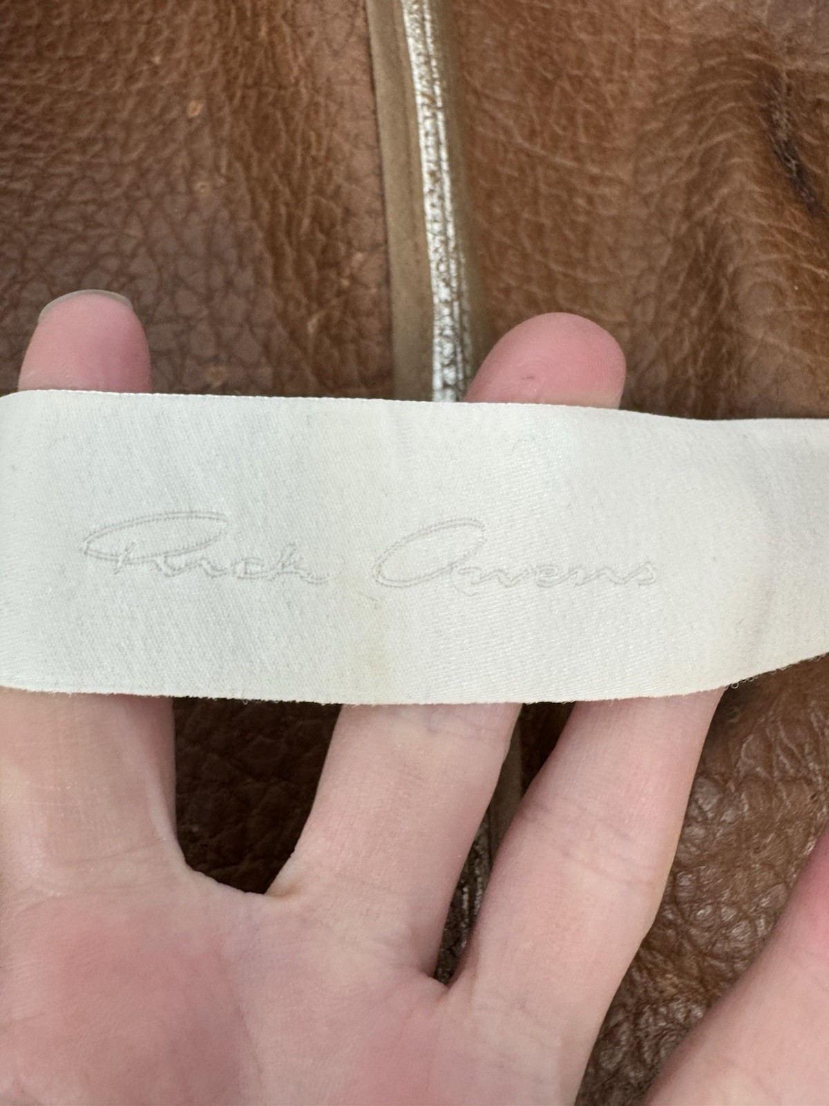 Rick Owens Women’s Dusk Beige Python Snakeskin Su… - image 8