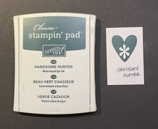 Stampin Up Classic Handsome Hunter Retired Linen Dye Ink Pad