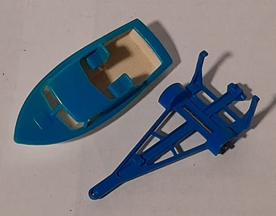 Matchbox Series 9 – Cabin Cruiser And Trailer – Boîte D'origine Vintage UK