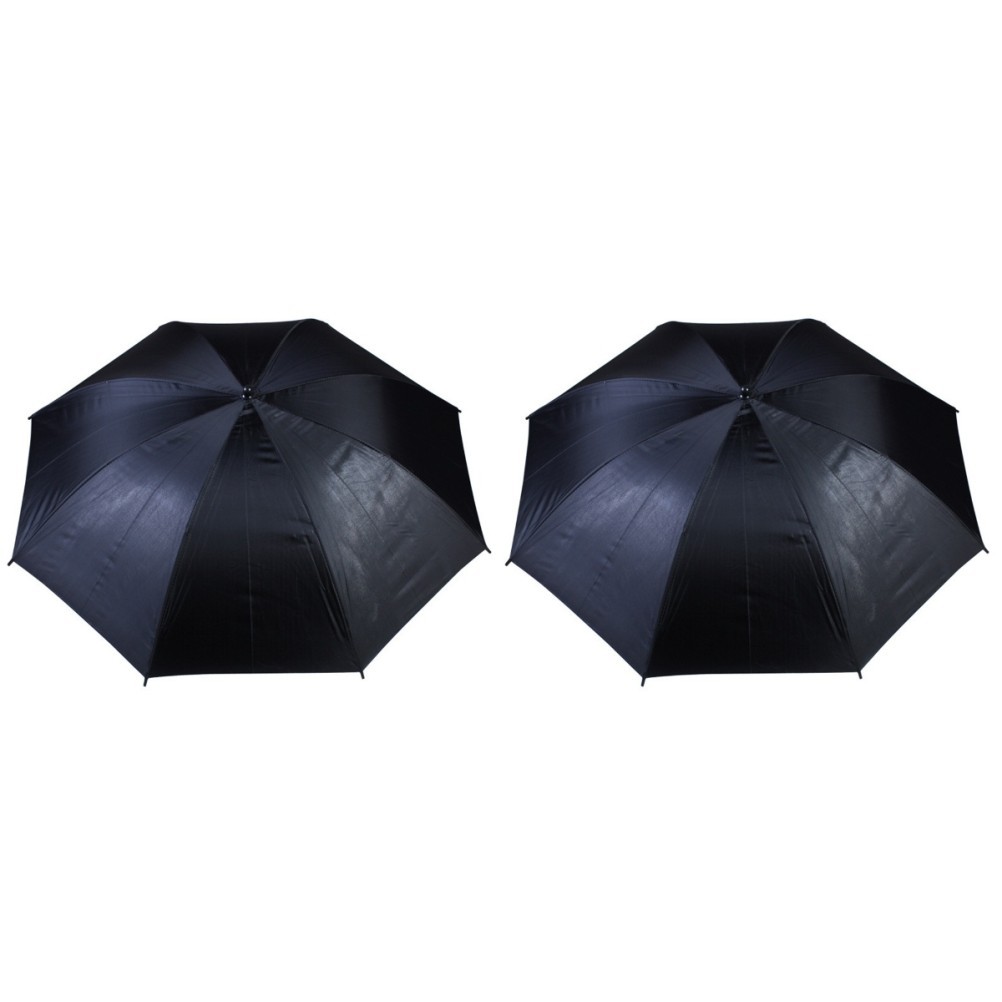 Paquete de 2 paraguas grandes a prueba de viento reflector de luz estudio de fotografía