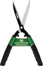 Hedge Shears Carbon Steel Ergonomic Grip Garden Grass Shear Precision Cutting