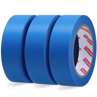 Malerband Blau 3 Rollen 50M X 30Mm Washi-Klebeband HitzebestäNdig