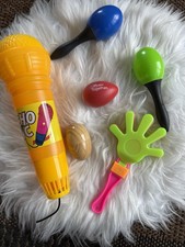 Portable Microphone Toy Kids Voice Changing Recording Battery kids Instruments