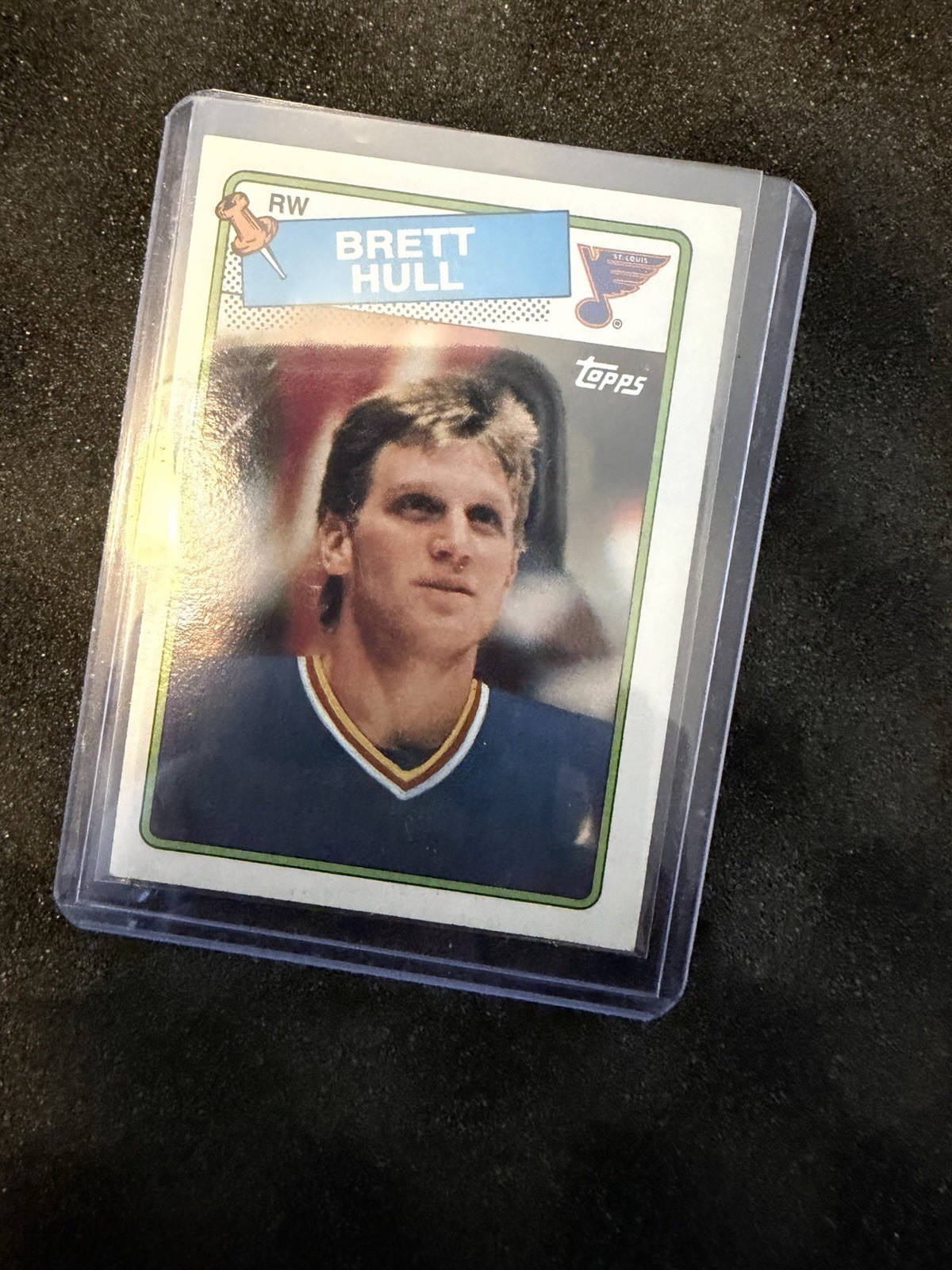 1988-1989 Topps Brett Hull RC St Louis Blues #66 HOF NM Nice Card