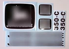 DECAL KIT FITS JD 350C DOZER 350 STICKER SET VINYL JOHN DEERE REPLACEMENT VB31