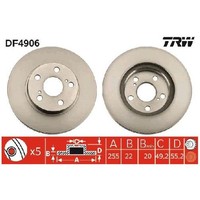 2X Bremsscheibe Vorne FüR Toyota Prius W2 1.5 03 Bis 09 TRW Teil QualitäT