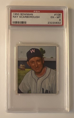 Rae Scarborough #108 1950 Bowman card