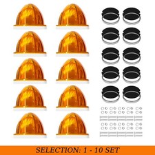 10-100 Flash Amber Clearence Light Led Watermelon Side Marker Truck Trailer Lamp