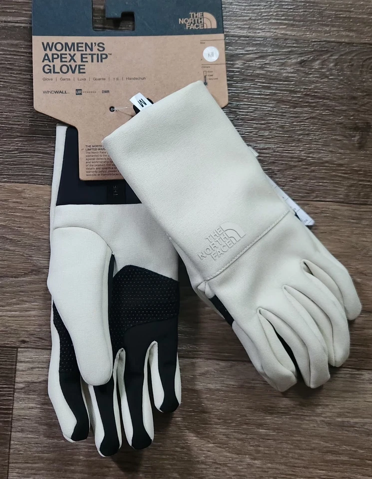 The North Face Apex Etip Glove (Women) - Vintage White Heather - Large - Image 4 of 4