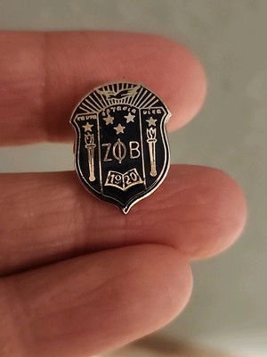 Vintage Zeta Phi Beta Sorority Emblem Lapel Pin