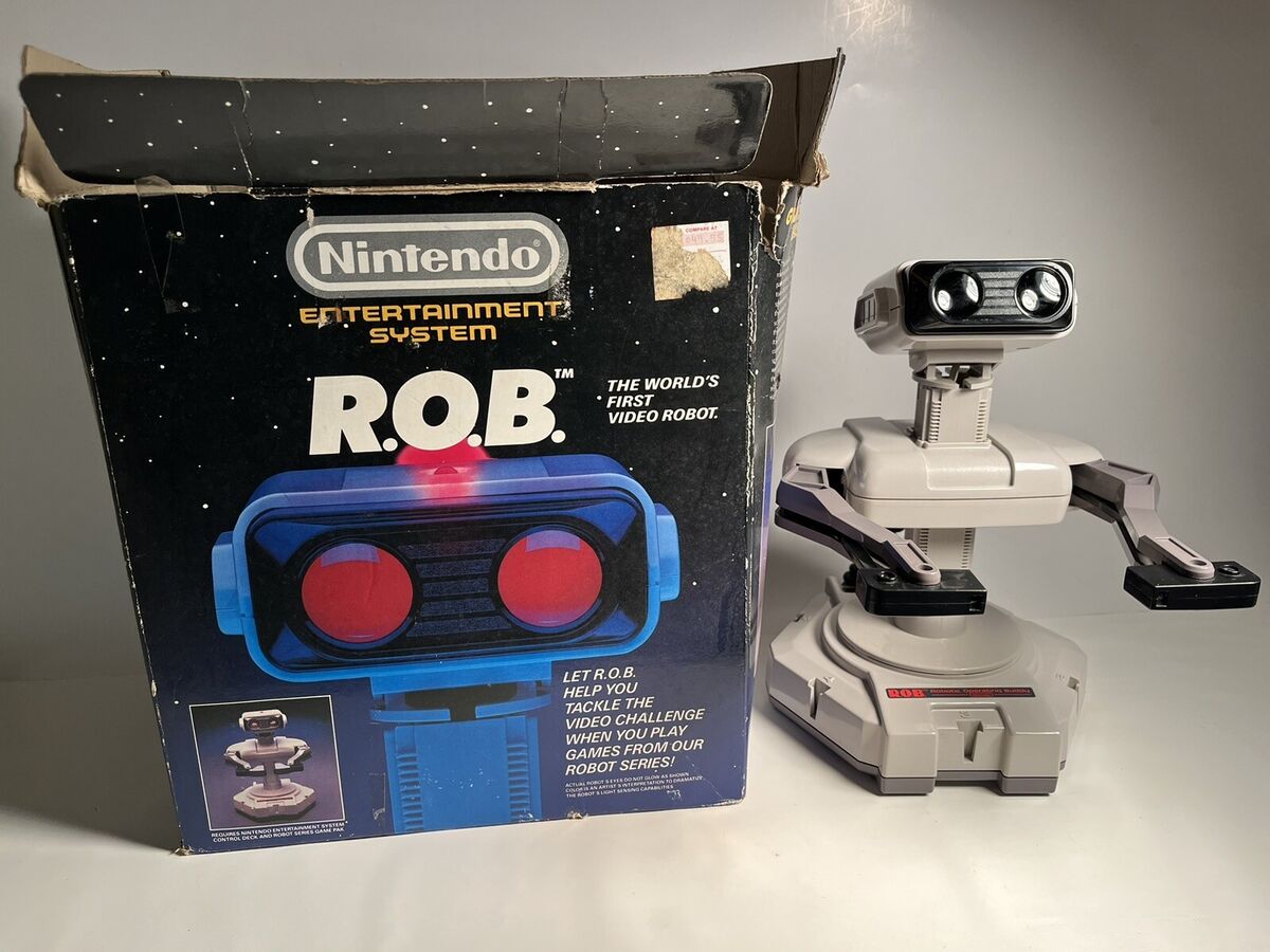 Vntg 1986 NES R.O.B. Standalone Rob Nintendo System WORKS Vntg 1986 NES R.O.B. Standalone Rob Nintendo System WORKS