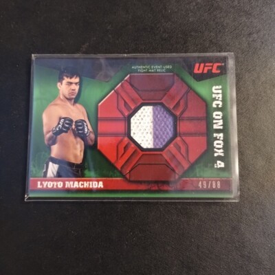 #49/88 Lyoto Machida Mat Relic UFC On Fox 4 Los Angeles 2013 Topps UFC ...