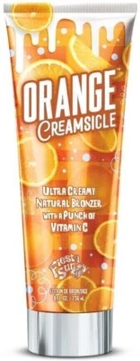 FIESRA SUN ORANGE CREAMSICLE FIESTA SUN FRUITY SCENTSATIONS ORANGE CREAMSICLE SUNBED TANNING LOTION CREAM