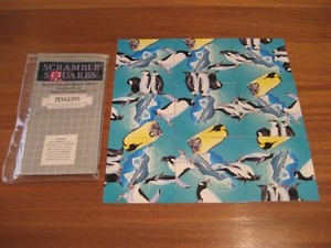 Scramble Squares Educational Cognitive Puzzle, brain teasers arctic penguin game
