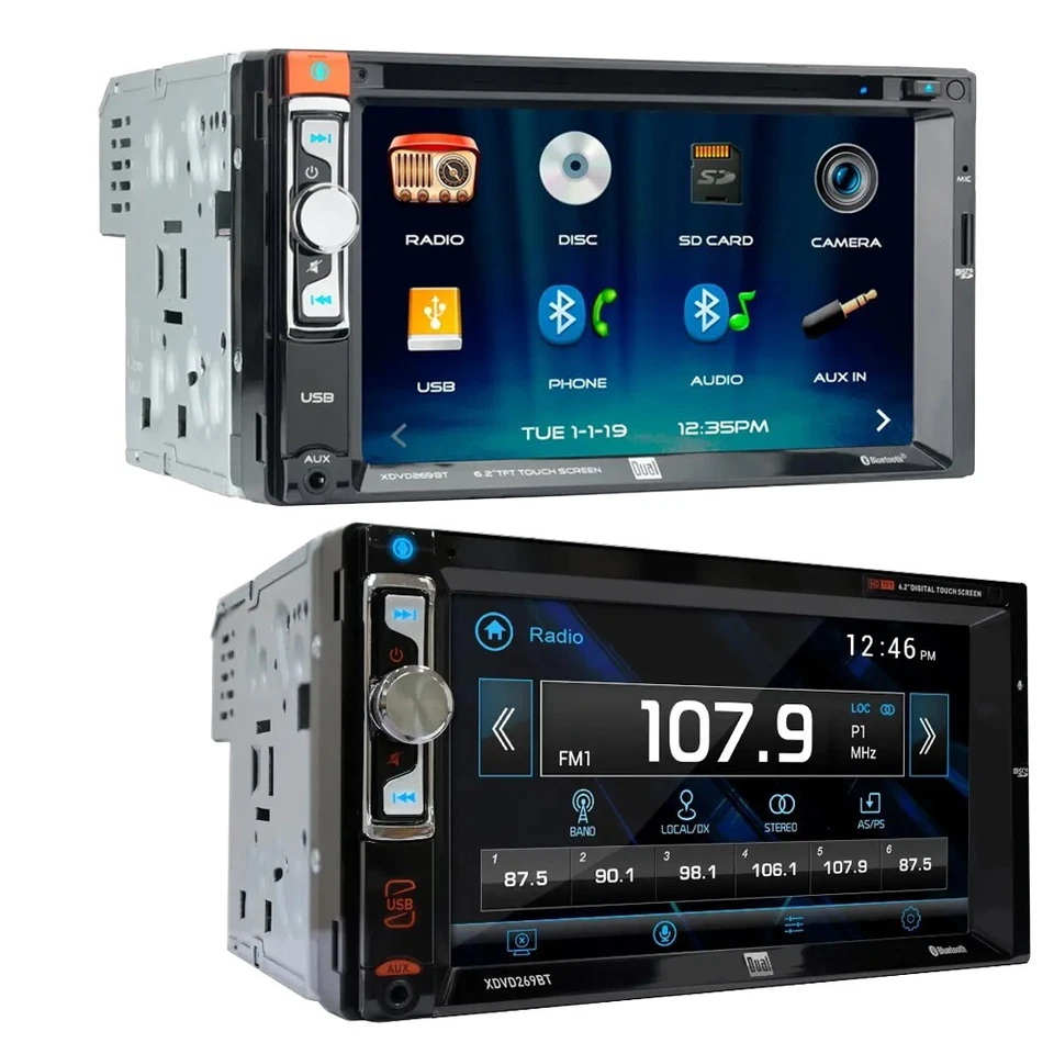 For GM 1988-1994 Full Size C/K Truck XDVD269BT Car Stereo Double DIN Dash Kit - Image 2 of 4