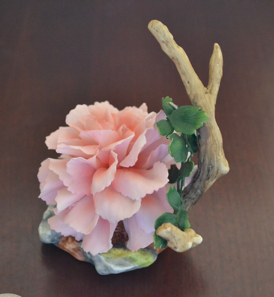 BOEHM RARE VINTAGE EXCLUSIVE FINE JEWELERS GUILD PINK CARNATION