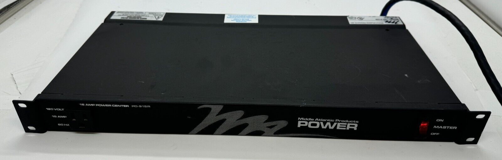 Middle Atlantic Products 120V 15A 60Hz Power Center PD-915R
