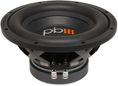 Powerbass S-1004 Single 4-Ohm 275W-RMS 550W-MAX BASV Voice Coil 10'' Subwoofer
