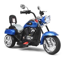 Costway 3 Wheel Kids Ride On Motorcycle 6V Battery Powered Electric Toy Blue