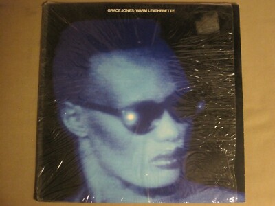 GRACE JONES WARM LEATHERETTE LP '86 ISLAND 90064-1 FUNK SYNTH POP VG+ SHRINK!
