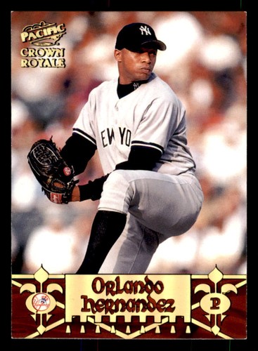 1998 Pacific Crown Royale Diamond Knights #14 Orlando Hernandez New York Yankees
