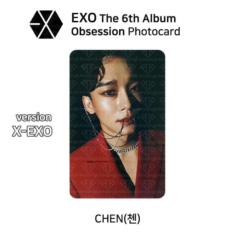 EXO 6th Album OBSESSION Official Photocard CHEN | eBay