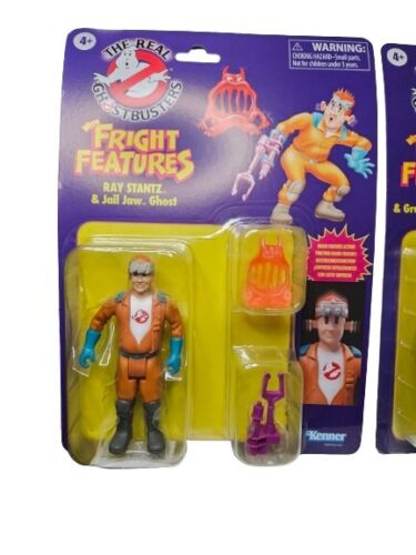 SEALED NEW GHOSTBUSTERS FRIGHT FEATURES 2024 SET Of 2 RAY PETER LOT SLIGHT BEND - Picture 3 of 4