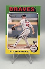 2024 Topps Heritage - #432 Allan Winans - Atlanta Braves RC