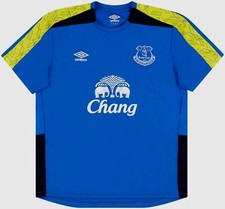 MENS UMBRO EVERTON 2015/2016 TRAINING SOCCER FOOTBALL SHIRT JERSEY SIZE 2XL XXL