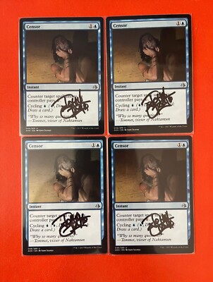 MTG - 4x Censor - Amonkhet - signiert von John Stanko