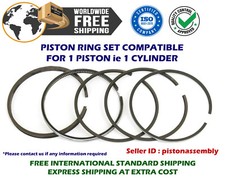 76.20mm Std Piston Rings Set Fits For Petter 18607602-00 347 Cm Paz 76.20mm Std Piston Rings Set Fits For Petter 18607602-00 347 Cm Paz