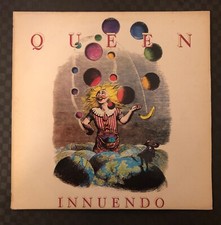 RARE LP QUEEN innuendo SOUTH KOREA  Parlophone ‎– EKPL-0067 Korean with insert 