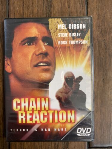 The Chain Reaction ~ DVD de desastre de planta de energía nuclear Mel Gibson 1980 - Imagen 1 de 3