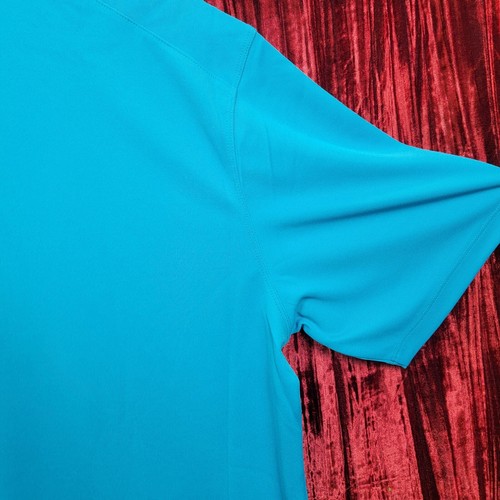NEW NWT Nike Shirt Men's Lg Blue Turquoise Dri Fit Polo DC1963-444 VIVE HEALTH - Picture 11 of 14