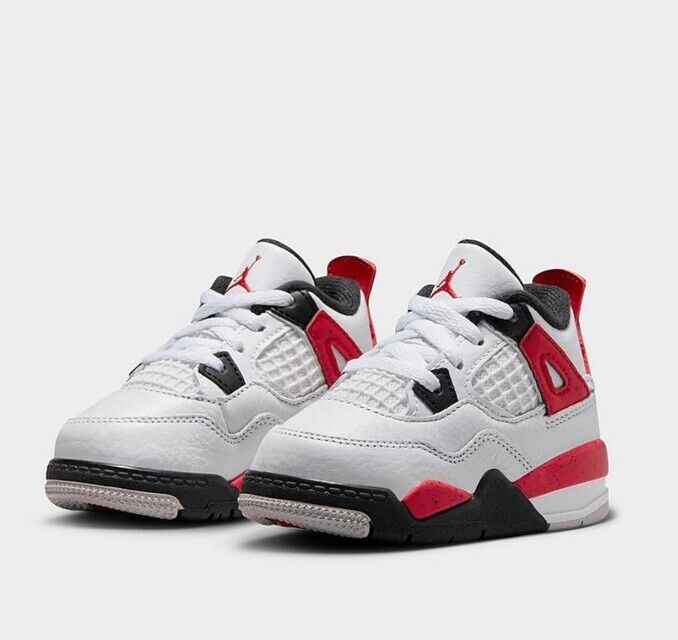 Jordan 4 Red Cement Toddler Size 9c BQ7670-161 Fire Red AJ4 Jordan 4 Red Cement Toddler Size 9c BQ7670-161 Fire Red AJ4
