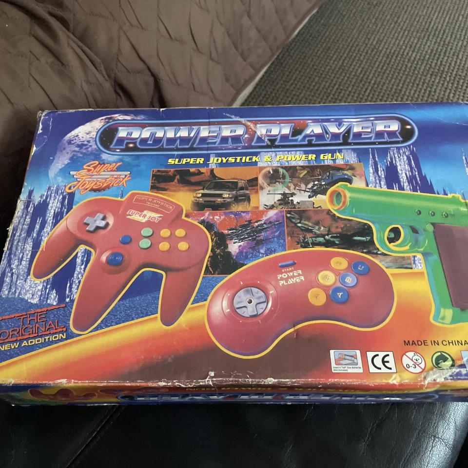 Power Player '90s Super Joystick TV Game Famicom N64 Nintendo NES Bootleg G4 - Image 2 of 2