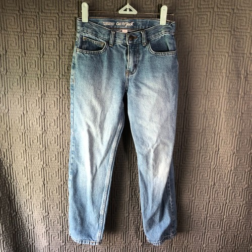 Cat And Jack Jeans Boys Size 8 Blue Relaxed Straight