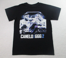 Canelo Alvarez Vs GGG Golovkin 2 T-Shirt Mens XS Black Short Sleeve MWC Boxing