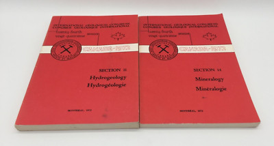 (2) International Geological Congress 24th Session Canada, Hydrology, Mining