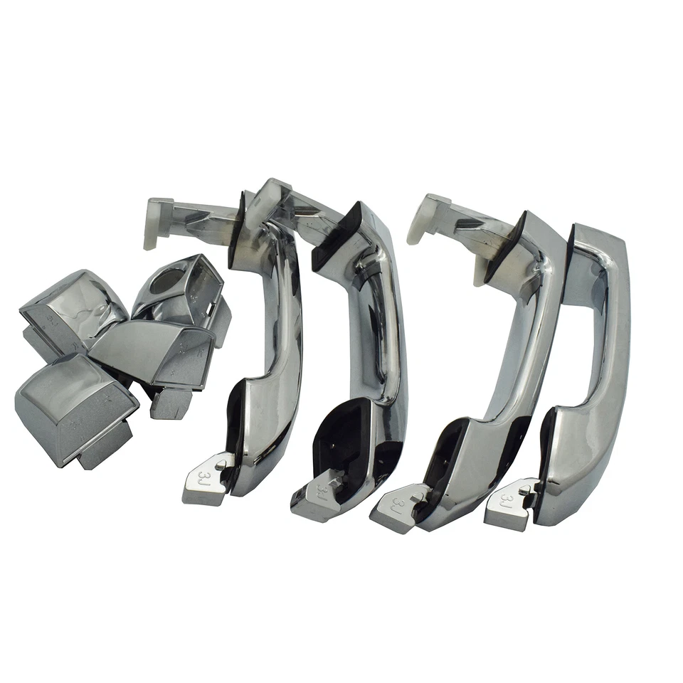 Chrome Front Rear LH RH Exterior Door Handle for Hyundai Veracruz 3.8L 2007-2012 - Image 4 of 4