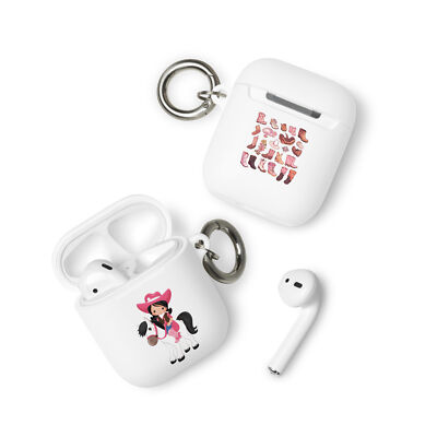 Rubber AirPods and AirPods Pro Case Cowgirl, Cover, Western, cute, cartoon  case