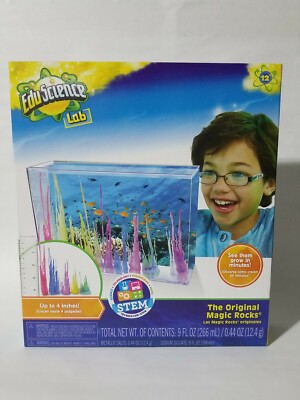 EduScience Wacky Lab-The Original Magic Rocks, See them grow in minutes! (NEW)